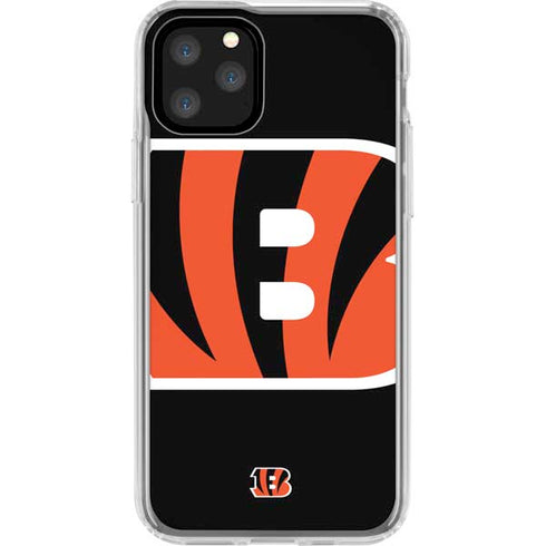 NFL Cincinnati Bengals Large Logo iPhone 11 Pro Clear Case