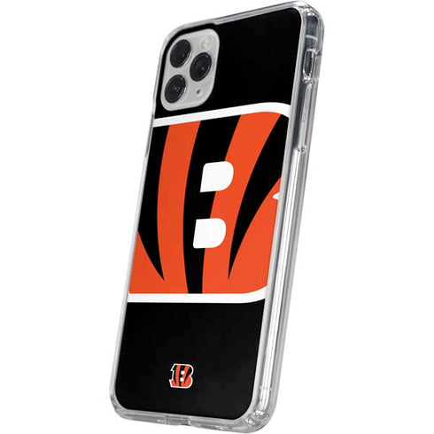 NFL Cincinnati Bengals Large Logo iPhone 11 Pro Clear Case