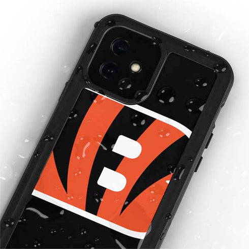 NFL Cincinnati Bengals Large Logo iPhone 12 Mini Waterproof Case