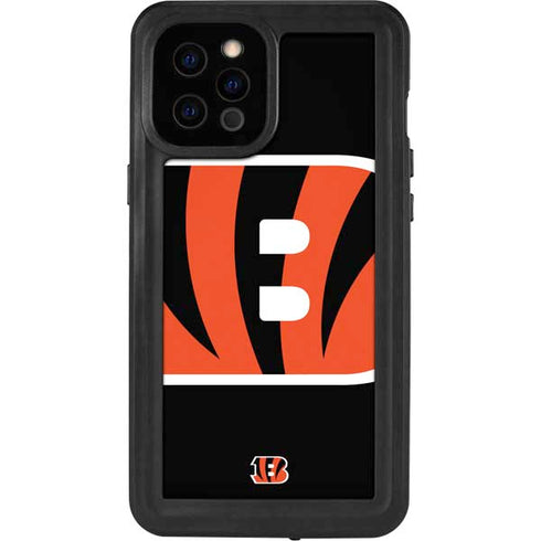 NFL Cincinnati Bengals Large Logo iPhone 12 Pro Max Waterproof Case