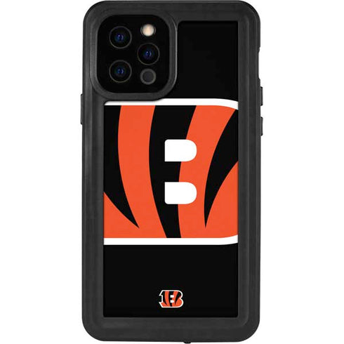 NFL Cincinnati Bengals Large Logo iPhone 12 Pro Waterproof Case
