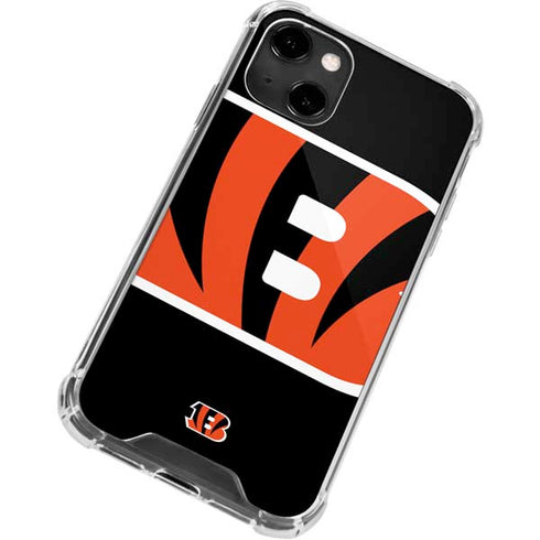 NFL Cincinnati Bengals Large Logo iPhone 13 Clear Case