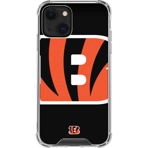 NFL Cincinnati Bengals Large Logo iPhone 14 Clear Case
