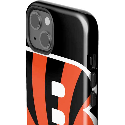 NFL Cincinnati Bengals Large Logo iPhone 15 Plus Impact Case