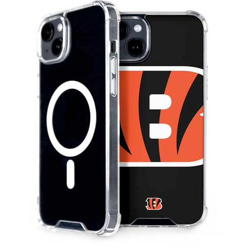 NFL Cincinnati Bengals Large Logo iPhone 15 Plus MagSafe Case