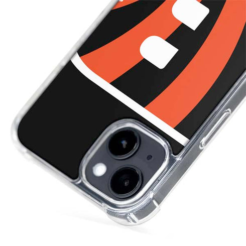 NFL Cincinnati Bengals Large Logo iPhone 15 Plus MagSafe Case