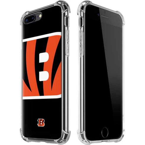 NFL Cincinnati Bengals Large Logo iPhone 7/8 Plus Clear Case