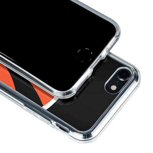 NFL Cincinnati Bengals Large Logo iPhone SE (2nd & 3rd Gen) Clear Case
