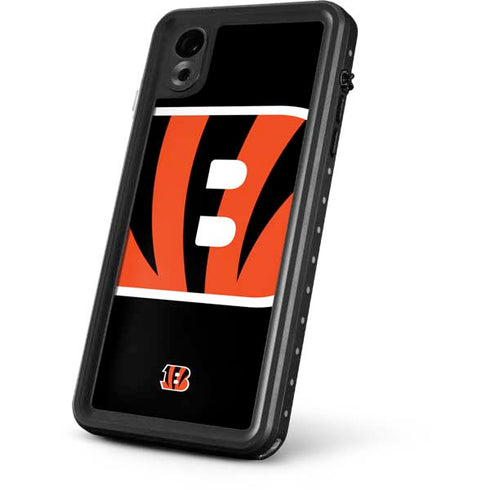 NFL Cincinnati Bengals Large Logo iPhone XR Waterproof Case