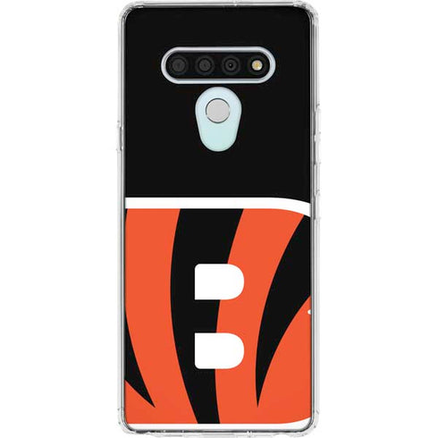 NFL Cincinnati Bengals Large Logo LG Stylo 6 Clear Case