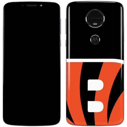 NFL Cincinnati Bengals Large Logo Moto E5 Plus Skin