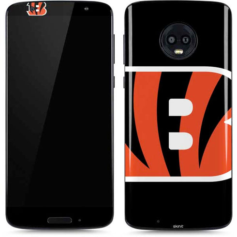 NFL Cincinnati Bengals Large Logo Moto G6 Skin