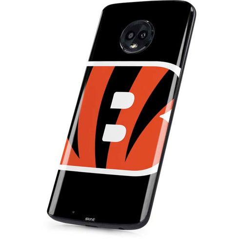NFL Cincinnati Bengals Large Logo Moto G6 Skin