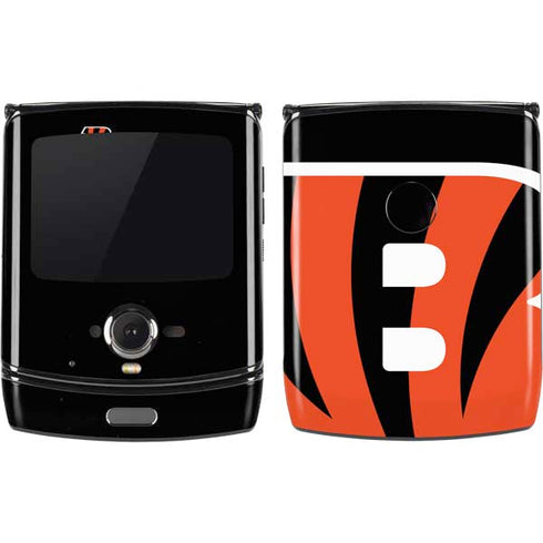 NFL Cincinnati Bengals Large Logo Motorola RAZR Skin