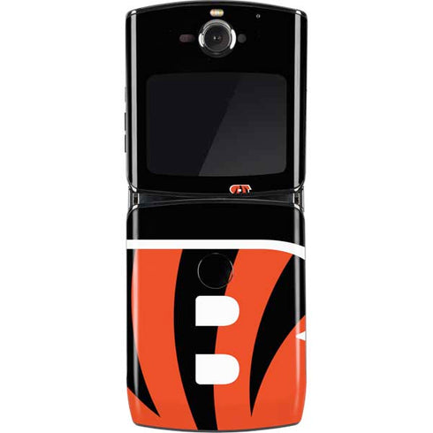NFL Cincinnati Bengals Large Logo Motorola RAZR Skin