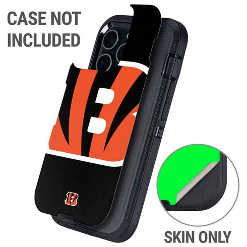 NFL Cincinnati Bengals Large Logo Otterbox Defender iPhone Skin