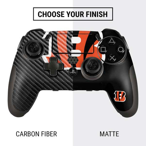 NFL Cincinnati Bengals Large Logo PlayStation Scuf Vantage 2 Controller Skin