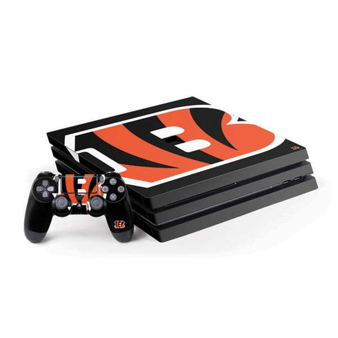 NFL Cincinnati Bengals Large Logo PS4 Pro Bundle Skin