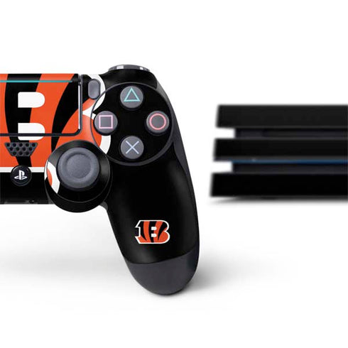 NFL Cincinnati Bengals Large Logo PS4 Pro Bundle Skin