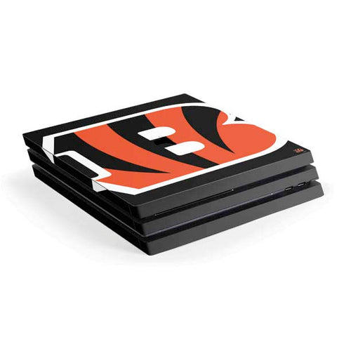 NFL Cincinnati Bengals Large Logo PS4 Pro Console Skin