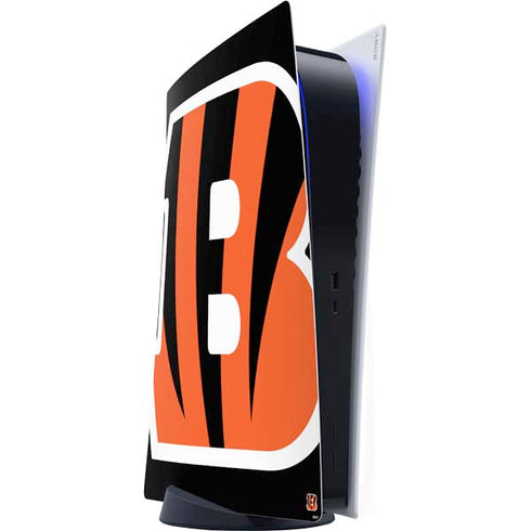 NFL Cincinnati Bengals Large Logo PS5 Digital Edition Console Skin