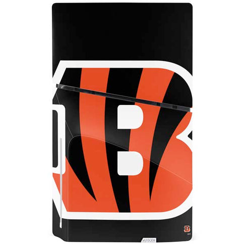 NFL Cincinnati Bengals Large Logo PS5 Slim Disk Bundle Skin