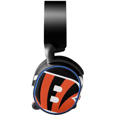 NFL Cincinnati Bengals Large Logo SteelSeries Arctis 3 Skin