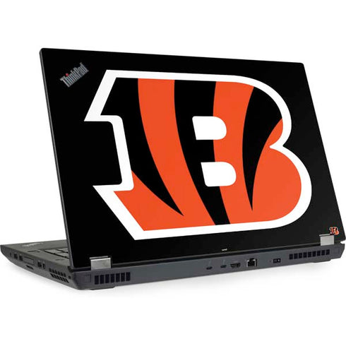 NFL Cincinnati Bengals Large Logo Lenovo ThinkPad Skin