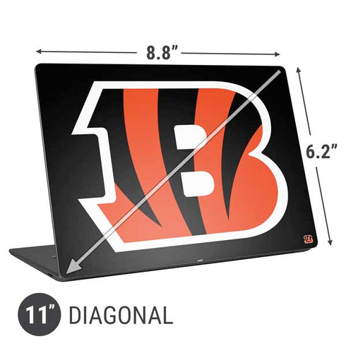 NFL Cincinnati Bengals Large Logo Universal Laptop 11in (8.8 x 6.2in) Skin