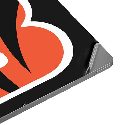 NFL Cincinnati Bengals Large Logo Universal Laptop 13in (10.6 x 7.6in) Skin