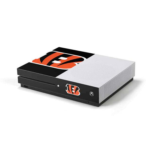 NFL Cincinnati Bengals Large Logo Xbox One S Console Skin