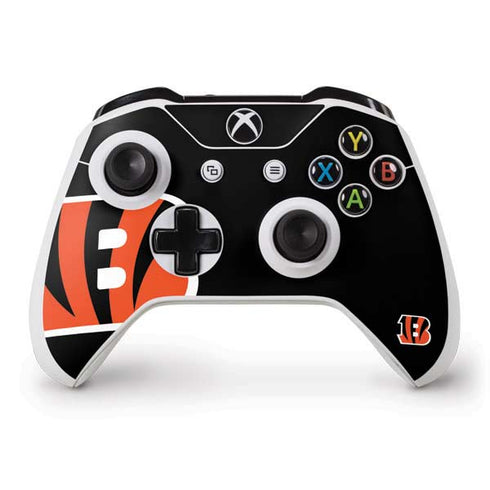 NFL Cincinnati Bengals Large Logo Xbox One S Controller Skin