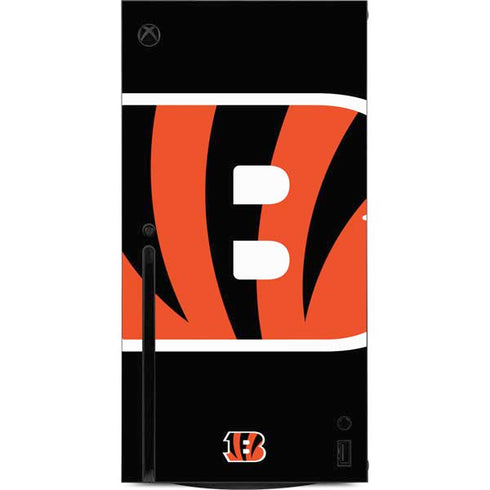 NFL Cincinnati Bengals Large Logo Xbox Series X Console Skin