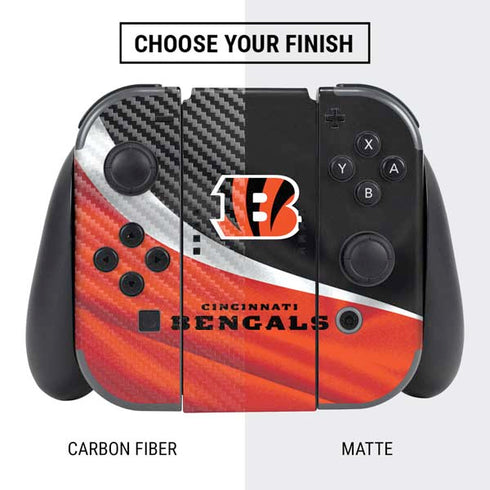 NFL Cincinnati Bengals Nintendo Switch Bundle Skin