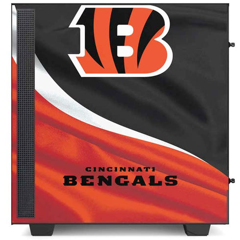 NFL Cincinnati Bengals NZXT H510 Compact ATX Mid-Tower Case Skin
