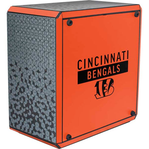 NFL Cincinnati Bengals Orange Performance Series Cooler Master MasterBox Q300L Mini Tower Skin
