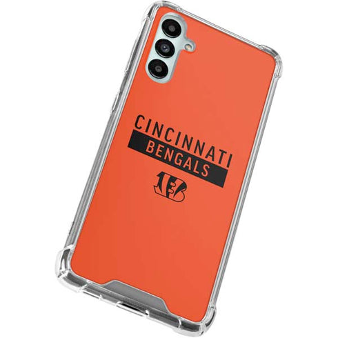 NFL Cincinnati Bengals Orange Performance Series Galaxy A15 5G Clear Case