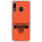 NFL Cincinnati Bengals Orange Performance Series Galaxy A20 Clear Case