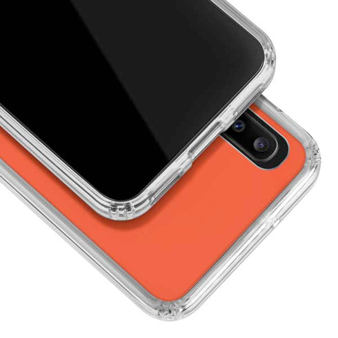 NFL Cincinnati Bengals Orange Performance Series Galaxy A20 Clear Case