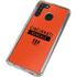 NFL Cincinnati Bengals Orange Performance Series Galaxy A21 Clear Case