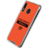 NFL Cincinnati Bengals Orange Performance Series Galaxy A30 Clear Case