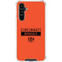 NFL Cincinnati Bengals Orange Performance Series Galaxy A54 5G Clear Case