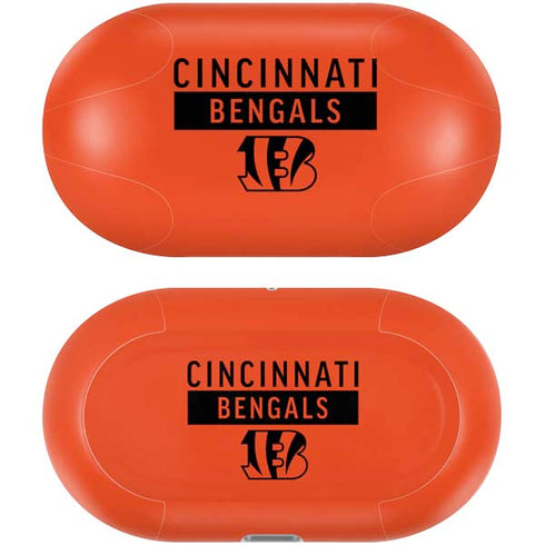 NFL Cincinnati Bengals Orange Performance Series Galaxy Buds Plus Skin