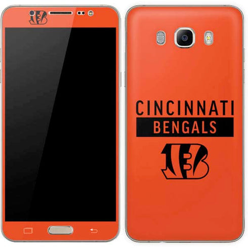 NFL Cincinnati Bengals Orange Performance Series Galaxy J7 Skin