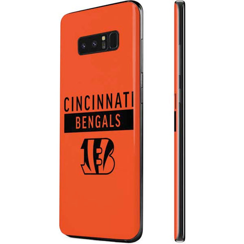 NFL Cincinnati Bengals Orange Performance Series Galaxy Note 8 Skin