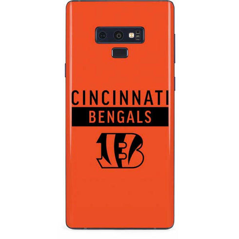 NFL Cincinnati Bengals Orange Performance Series Galaxy Note 9 Skin
