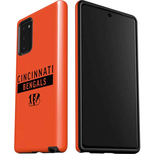 NFL Cincinnati Bengals Orange Performance Series Galaxy Note20 5G Pro Case