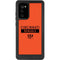 NFL Cincinnati Bengals Orange Performance Series Galaxy Note20 5G Waterproof Case