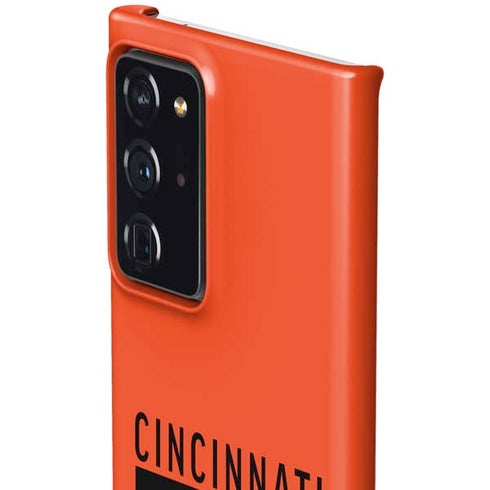 NFL Cincinnati Bengals Orange Performance Series Galaxy Note20 Ultra 5G Lite Case