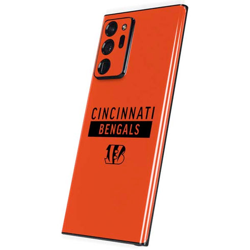 NFL Cincinnati Bengals Orange Performance Series Galaxy Note20 Ultra 5G Skin
